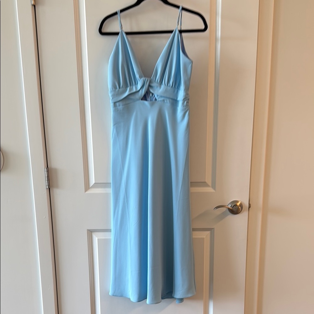 Alexia Admor Blue Wedding Guest Dress